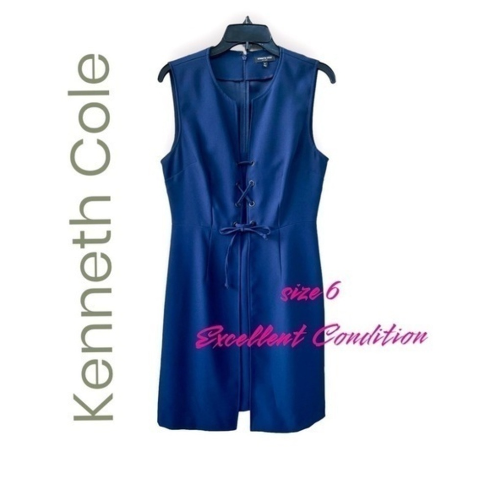 Kenneth Cole Blue Short Sleeves‎ Dress 👗 sz 6
